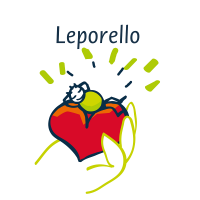 Icon mit dem Motiv  - Gefühle zeigen und dem Textzusatz Leporello